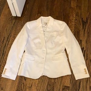 Brand new J.Crew factory linen schoolboy blazer